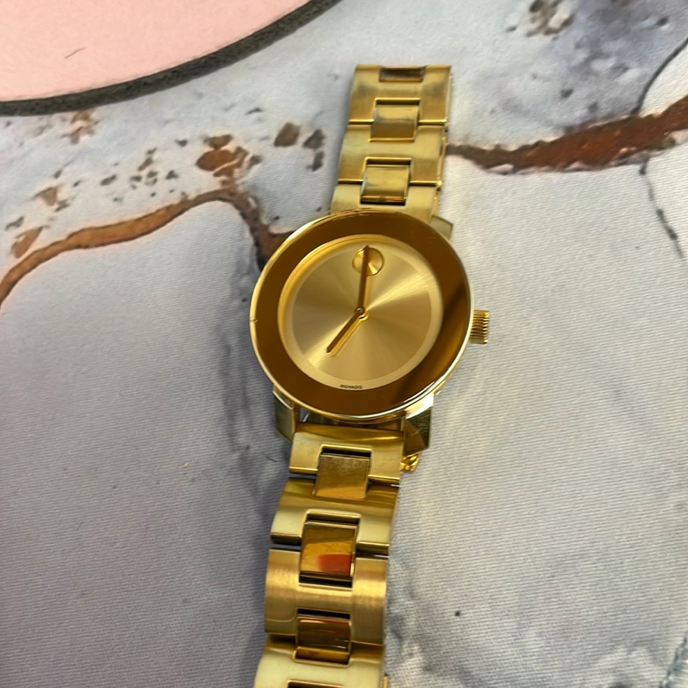 Movado Bold Gold watch